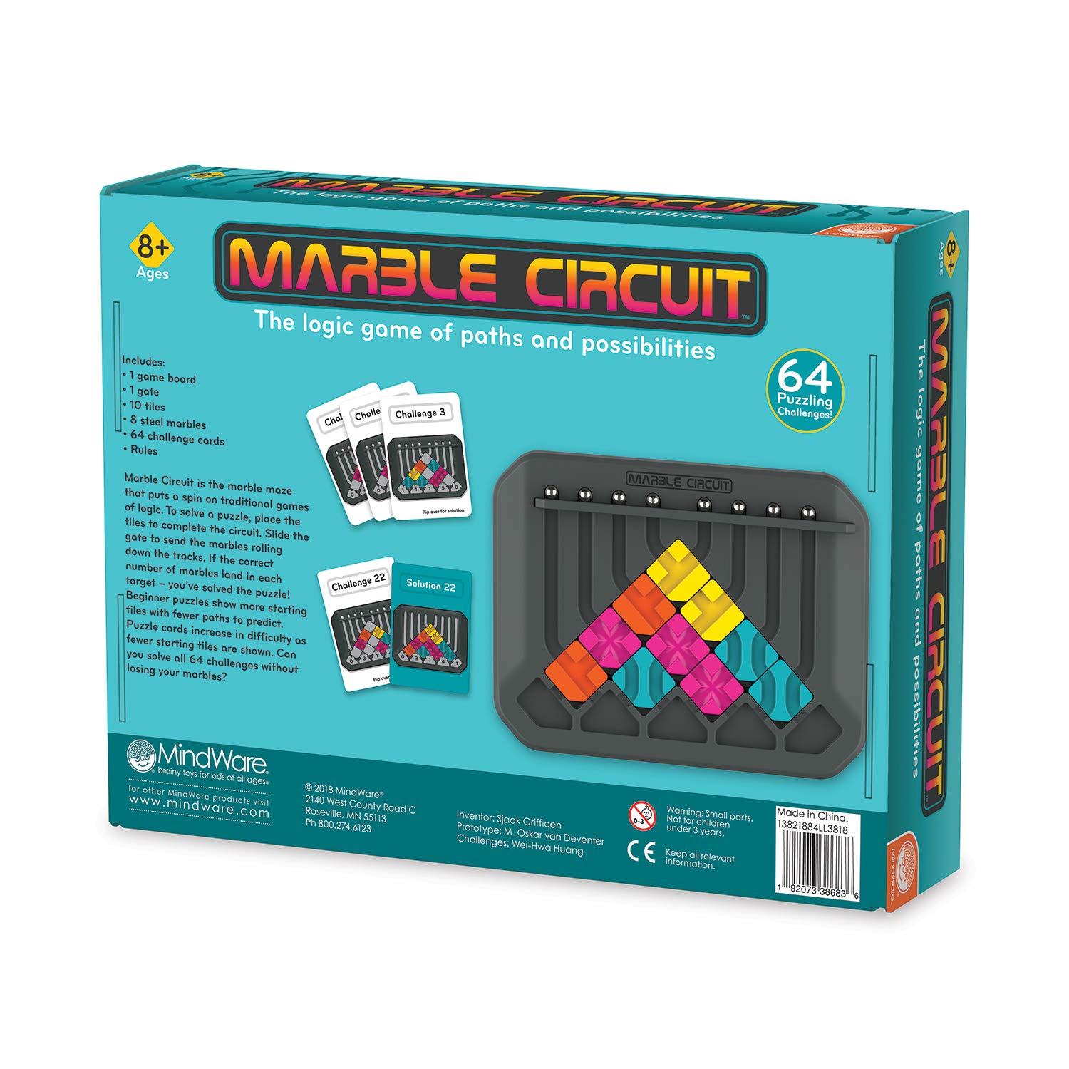 Foto 8 pulgar | Brain Teaser Toy Mindware Marble Circuit Puzzle Para Niños Mayores De 8 Años - Venta Internacional