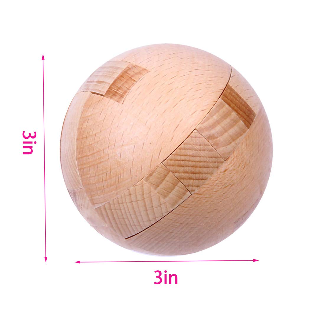 Foto 4 pulgar | Rompecabezas De Madera Magic Ball Brain Tears Toy Yunteng - Venta Internacional