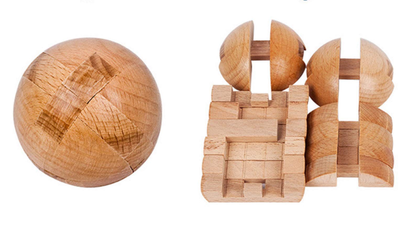 Foto 7 | Rompecabezas De Madera Magic Ball Brain Tears Toy Yunteng - Venta Internacional