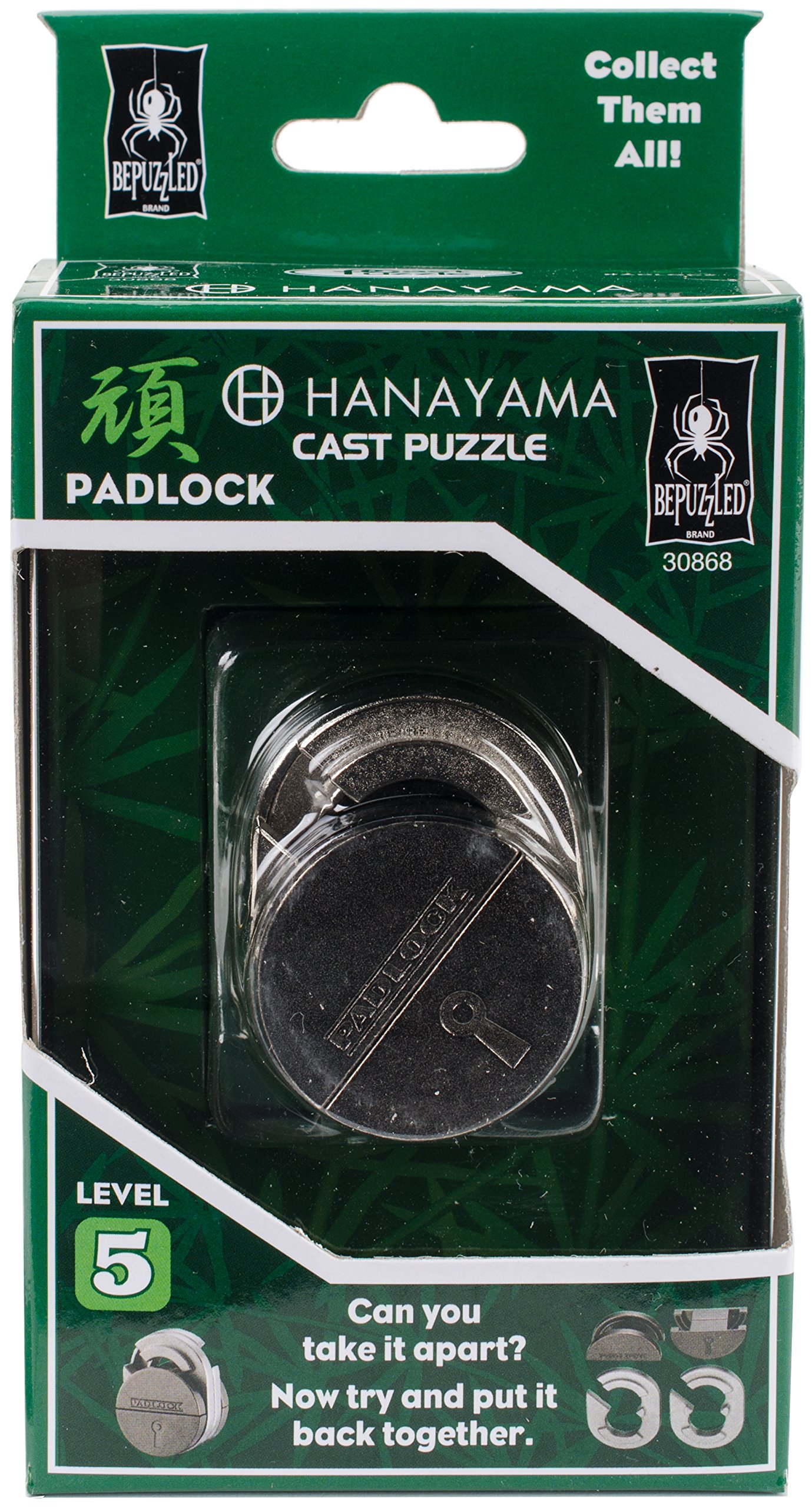 Rompecabezas Bepuzzled Candado Hanayama Metal Nivel 5 - Venta Internacional