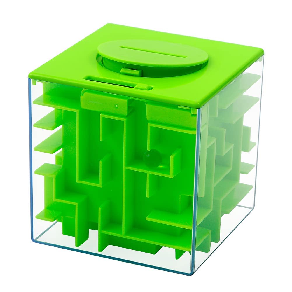 Foto 2 pulgar | Caja de Rompecabezas Thinkmax Money Maze para Niños y Adultos Verde - Venta Internacional