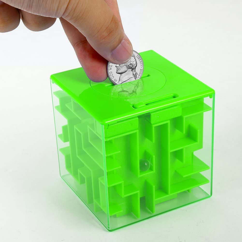 Foto 5 pulgar | Caja de Rompecabezas Thinkmax Money Maze para Niños y Adultos Verde - Venta Internacional