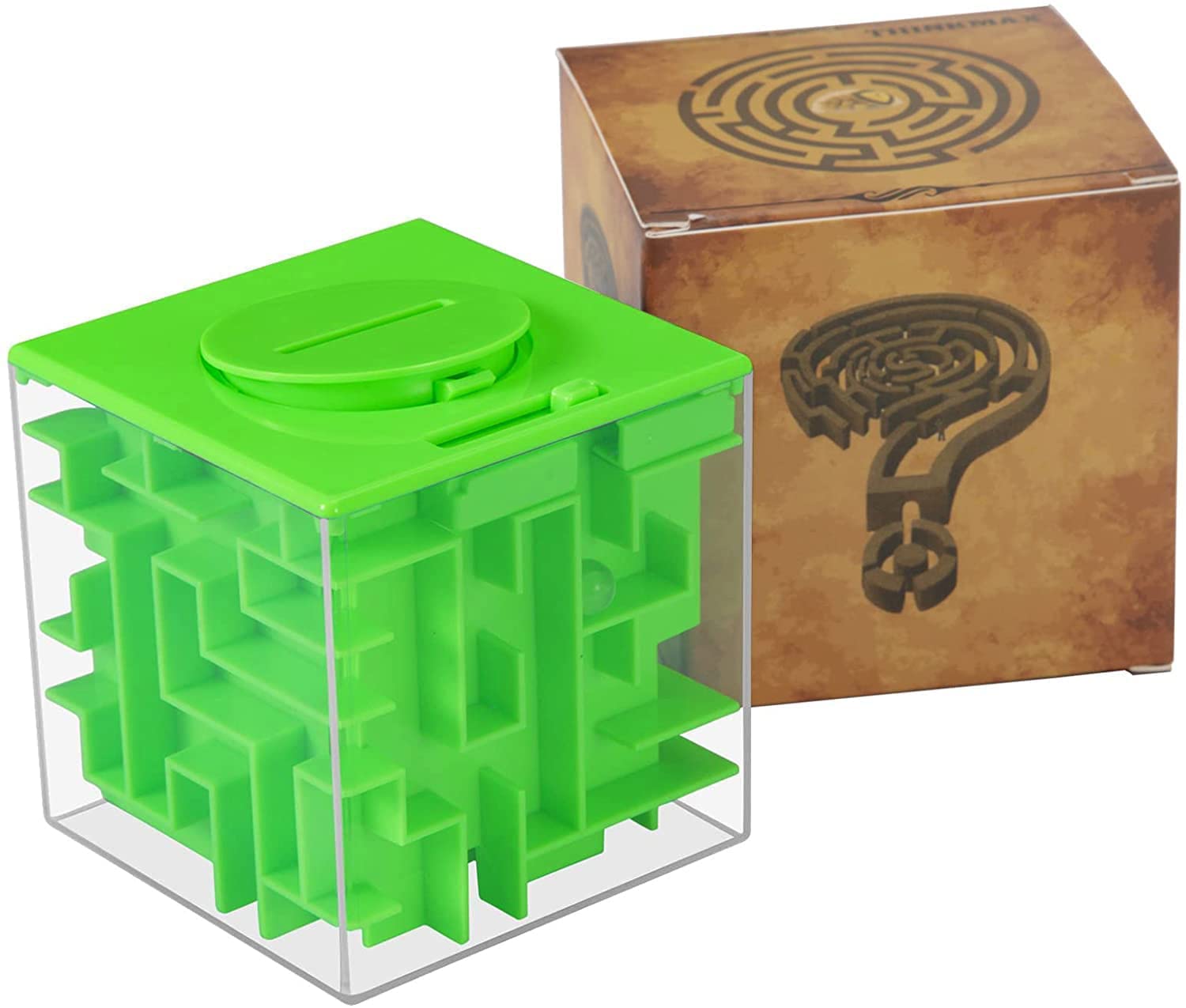 Foto 6 pulgar | Caja de Rompecabezas Thinkmax Money Maze para Niños y Adultos Verde - Venta Internacional