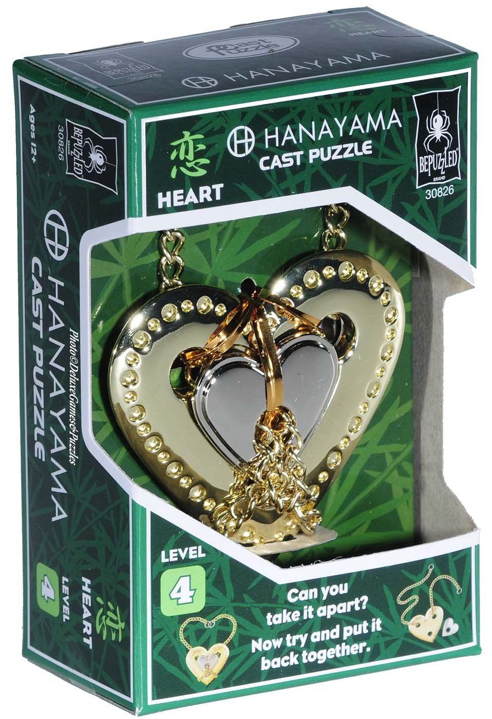 Foto 6 | Rompecabezas Bepuzzled Heart Hanayama de Metal Fundido Nivel 4 - Venta Internacional