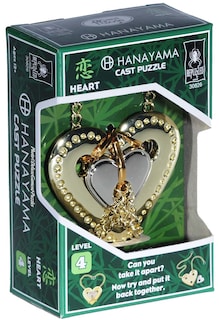 Foto 6 | Rompecabezas Bepuzzled Heart Hanayama de Metal Fundido Nivel 4 - Venta Internacional