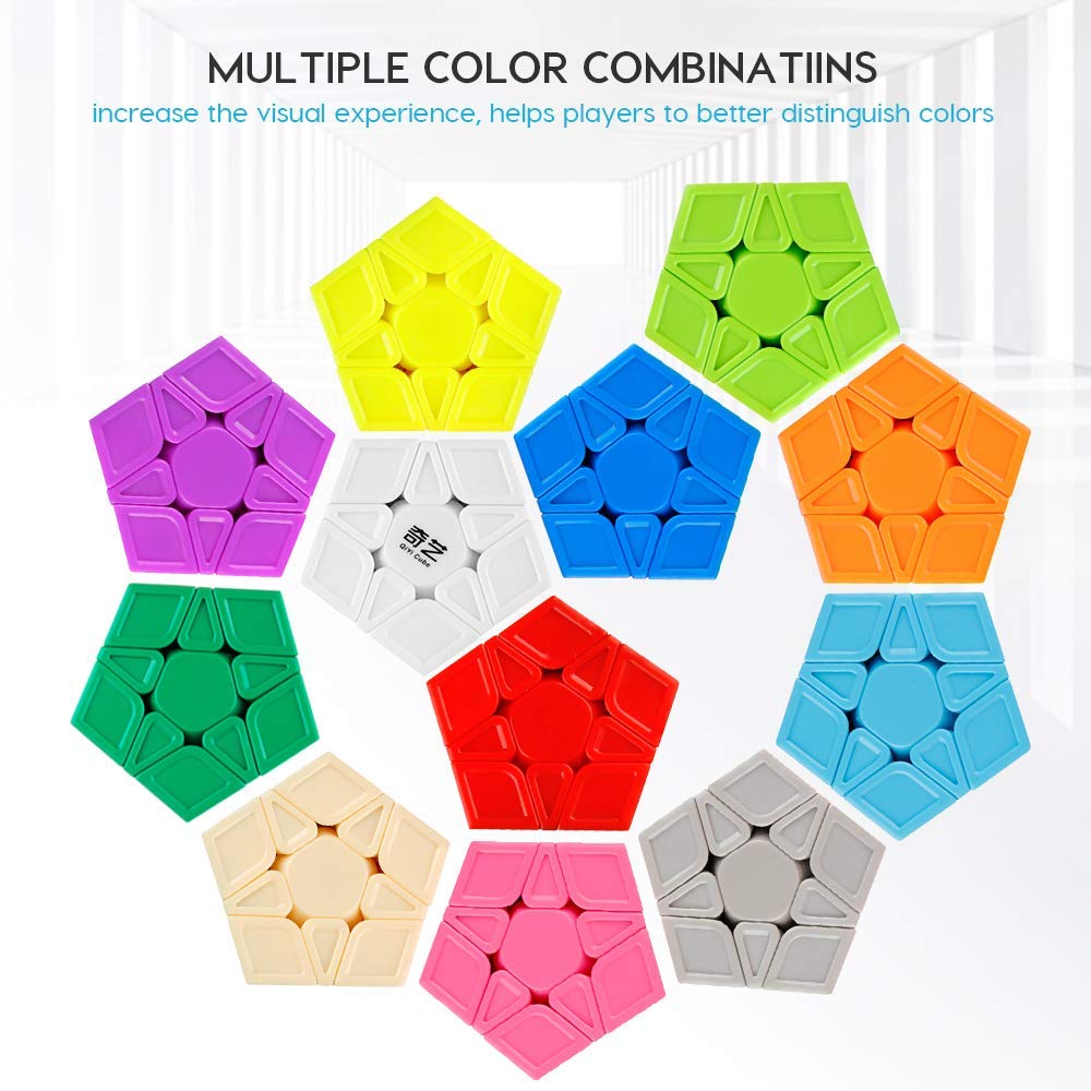 Foto 8 pulgar | Megaminx Coogam Qiyi X-Man Galaxy Esculpido sin Pegatina - Venta Internacional