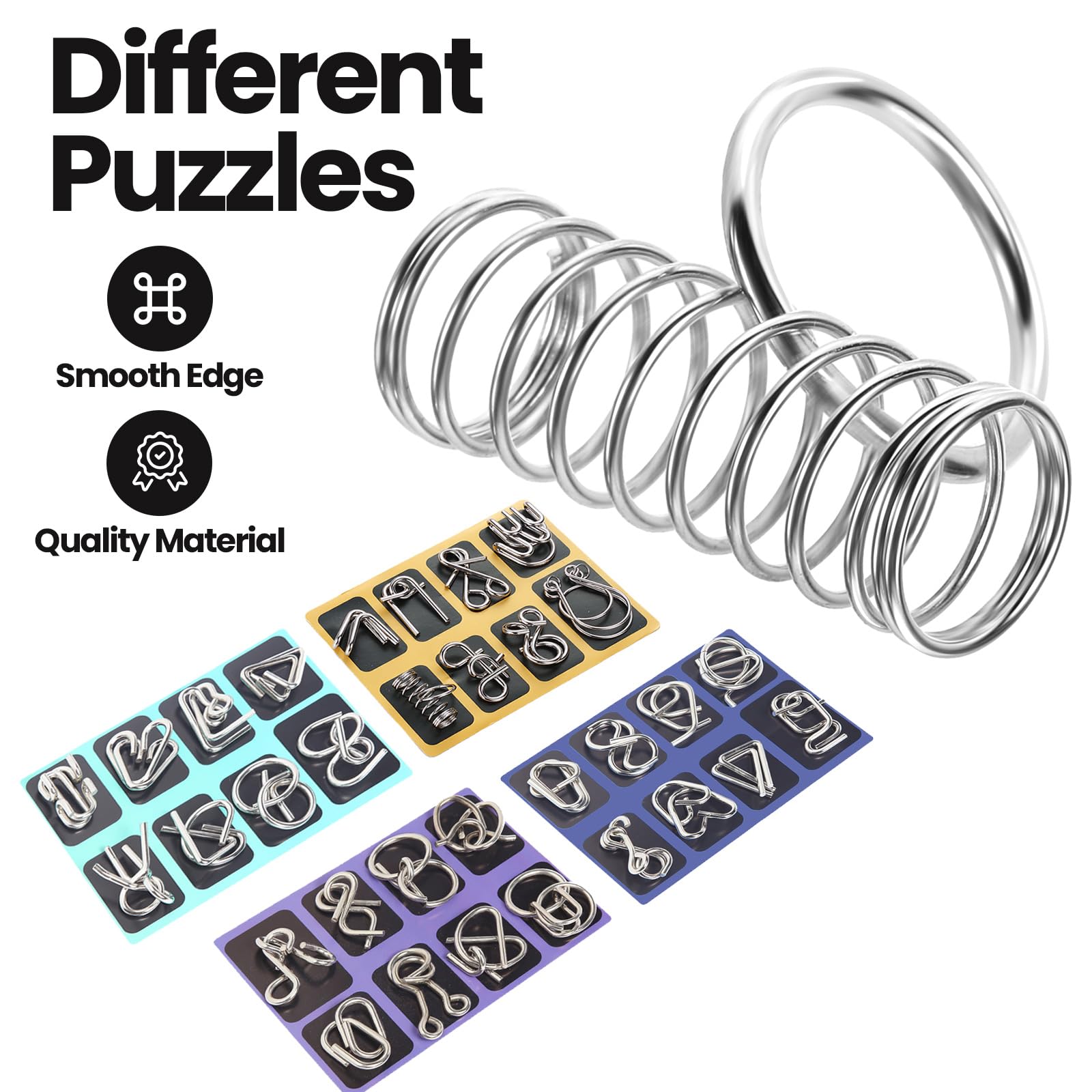 Foto 4 pulgar | Juego de Rompecabezas Brain Teaser Tuanse 70 Piezas de Madera Y Metal - Venta Internacional