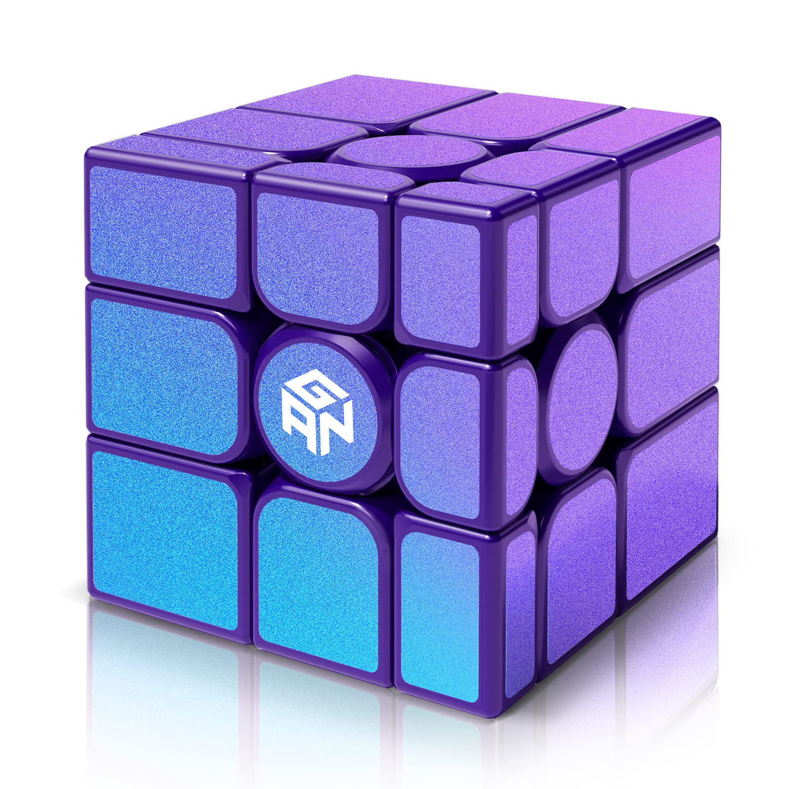 Foto 2 pulgar | Pegatina Speed Cube Gan Mirrorm 3 X 3 X 3 X 3 Pulgadas Magnética color Morado - Venta Internacional