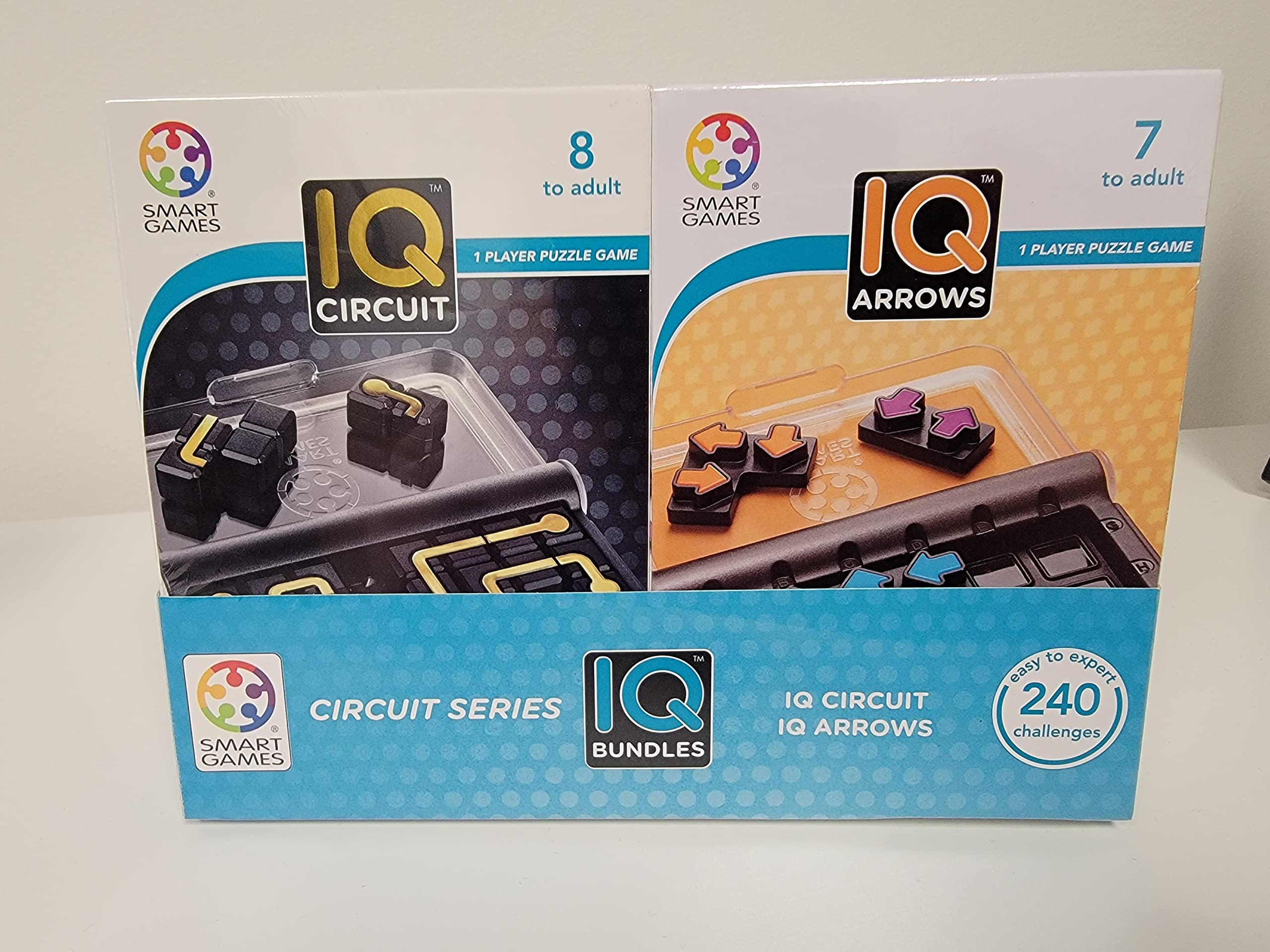 Foto 3 pulgar | Juegos Smartgames Iq Circuit E Iq Arrows 240 Challenges - Venta Internacional