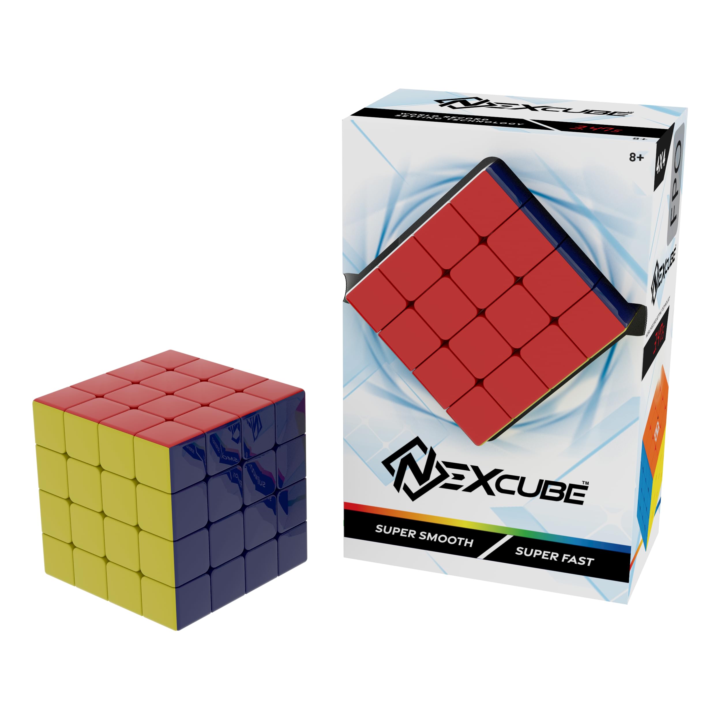 Foto 3 pulgar | Puzzle Cube Goliath Nexcube 4x4 Classic Sin Pegatinas - Venta Internacional