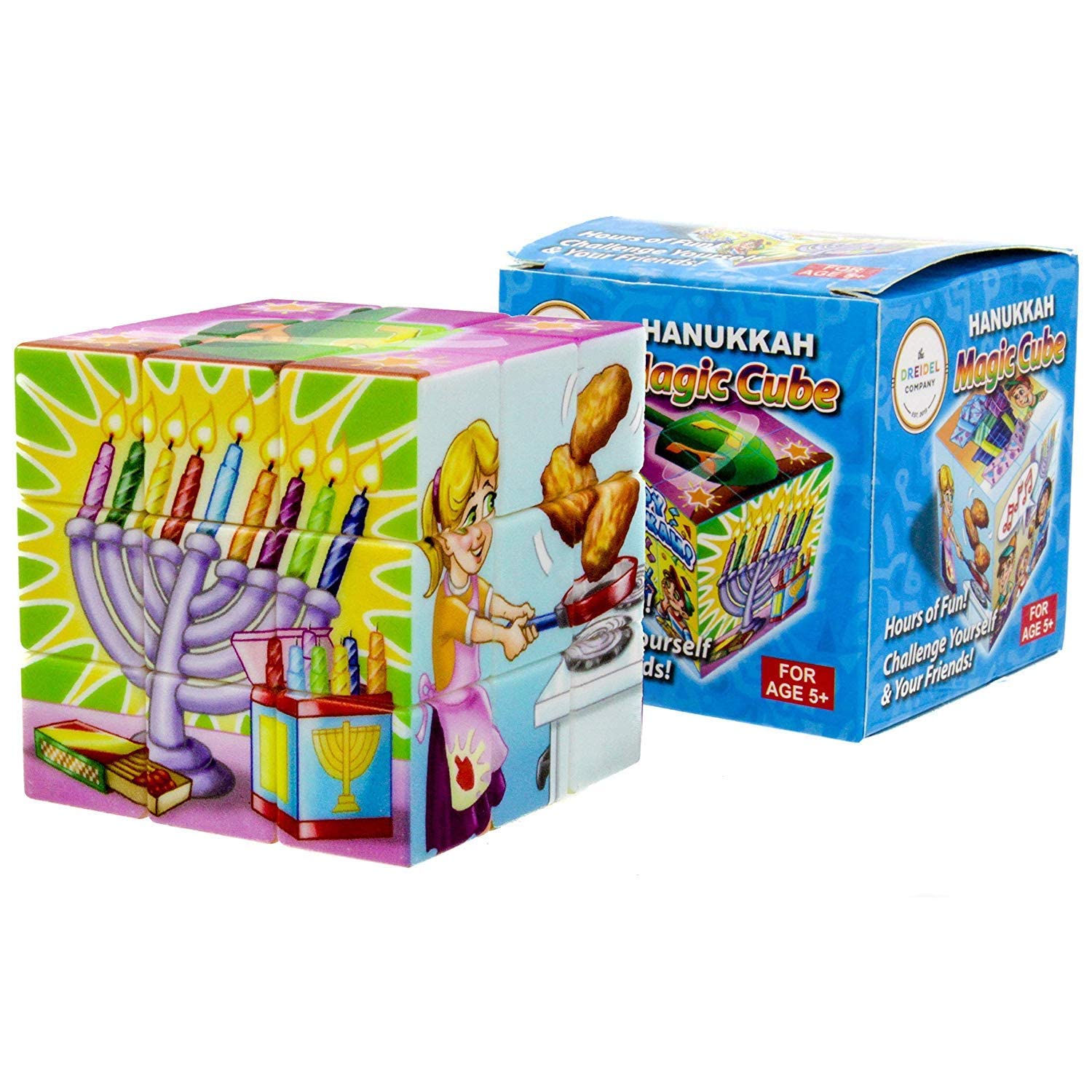 Foto 2 pulgar | Juego Hanukkah Toy Magic Cube The Dreidel Company- Venta Internacional