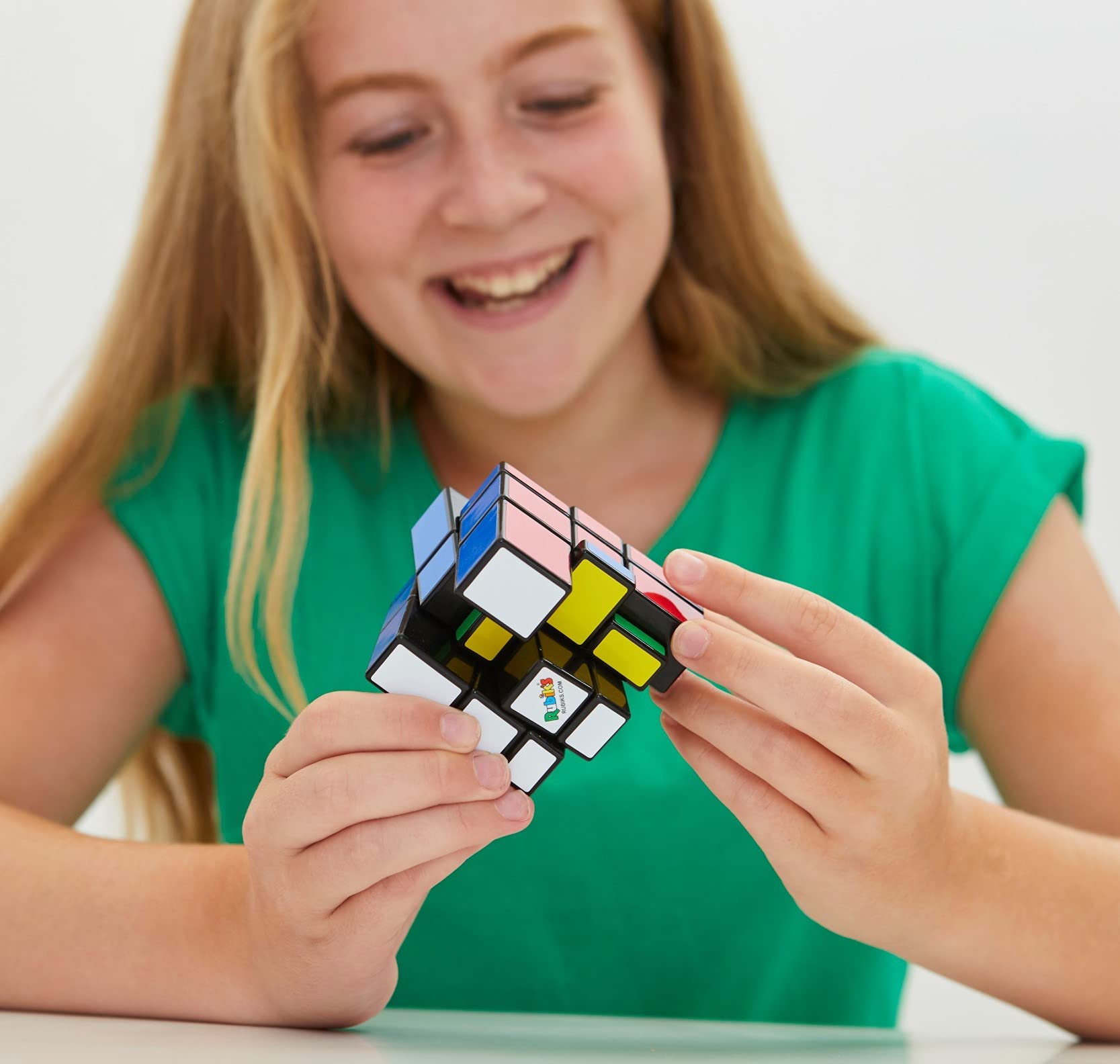 Foto 7 | Juguete De Rompecabezas Rubik's Blocks Cubo Original De 3 X 3 Con Un Toque - Venta Internacional