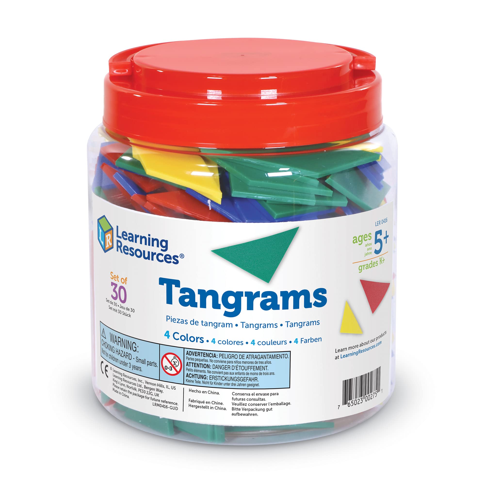 Foto 7 pulgar | Tangrams Learning Resources Classpack Math Manipulative 5+ - Venta Internacional