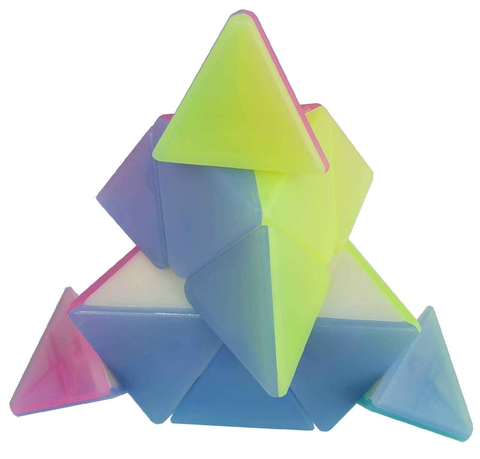 Foto 4 | Molino De Viento Pyramid Speed Cube Jelly Sin Pegatinas Para Niños - Venta Internacional