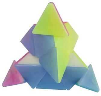 Foto 4 | Molino De Viento Pyramid Speed Cube Jelly Sin Pegatinas Para Niños - Venta Internacional
