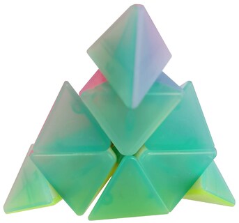 Foto 6 | Molino De Viento Pyramid Speed Cube Jelly Sin Pegatinas Para Niños - Venta Internacional