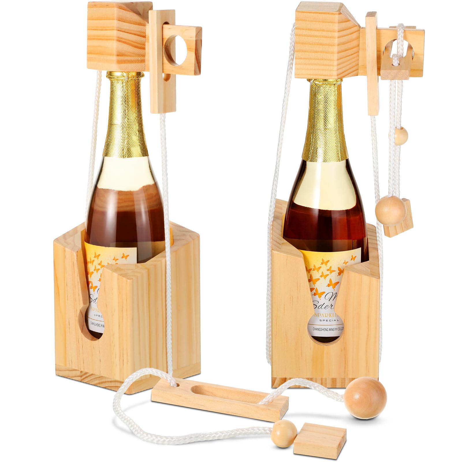 Foto 2 pulgar | Botellero Jenaai, Juego De Rompecabezas 2 Unidades Wood Lock Para Adultos - Venta Internacional