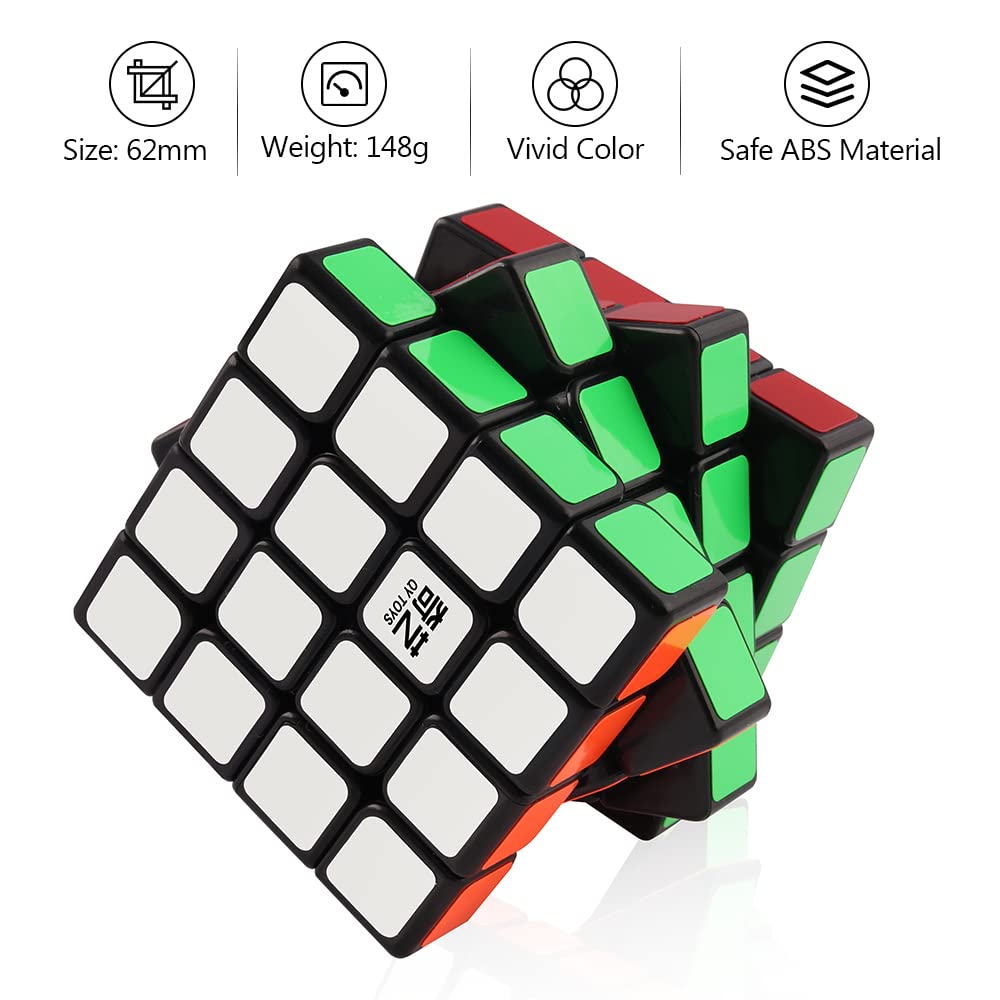 Foto 4 pulgar | Puzle Mágico Speed Cube D-fantix Qiyi Qiyuan W 4x4 Para Niños - Venta Internacional