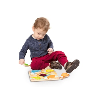 Foto 3 | Rompecabezas de Madera con Espejo y Animales Texturizados Melissa & Doug - Venta Internacional