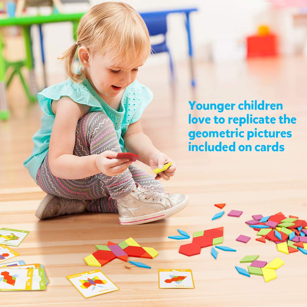 Foto 4 pulgar | Juego de Bloques de Madera Coogam con 24 Tarjetas de Diseño - Venta Internacional