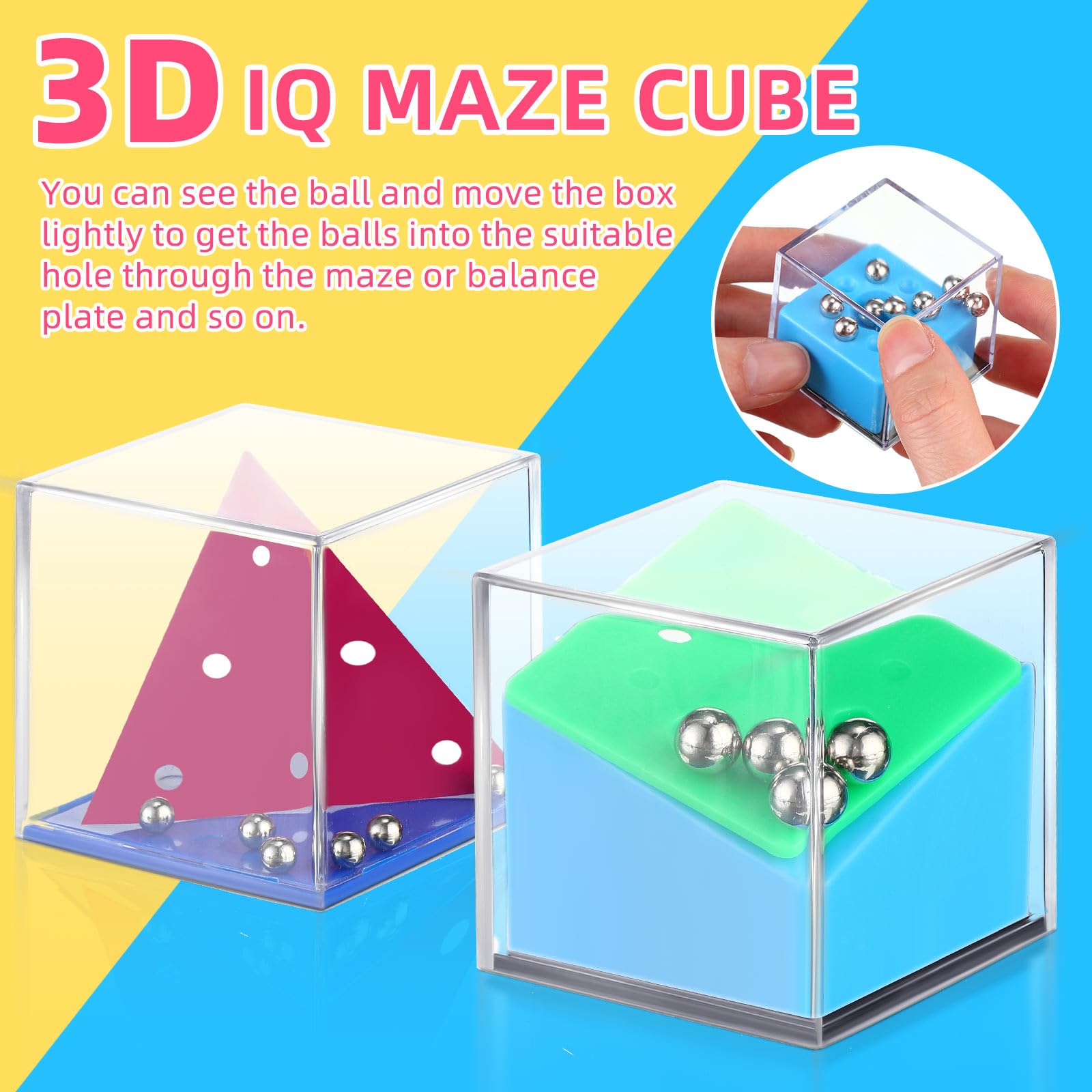 Foto 4 pulgar | Minicajas de Acertijos Party Favors Sotiff 72 Piezas Cubos 3D - Venta Internacional