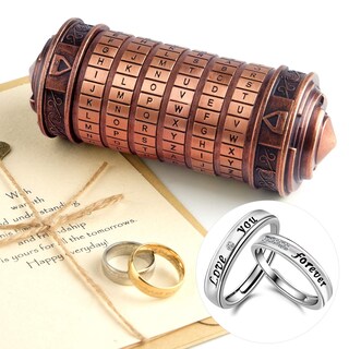 Foto 1 | Regalo Tuparka Da Vinci Code Mini Cryptex con Anillos y Juego de Tarjetas - Venta Internacional