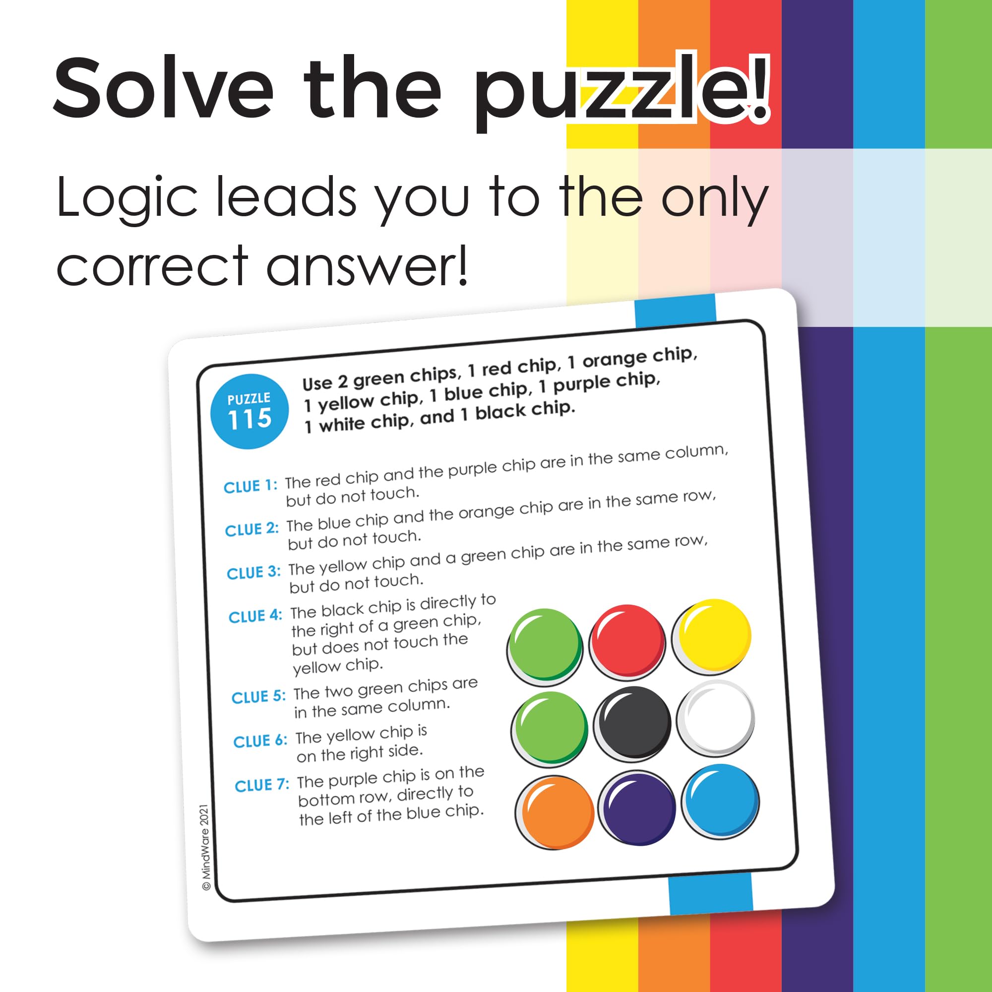 Foto 5 | Logic Links Puzzle Box Juego de Pensamiento Crítico Mindware - Venta Internacional