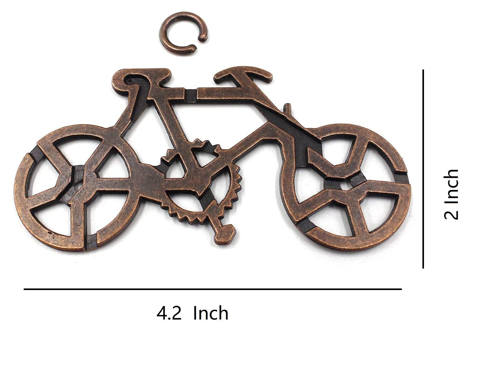 Foto 3 pulgar | Bicicleta de Juguete Metal Puzzle Lock Iq Test Mind Game Shuyue - Venta Internacional