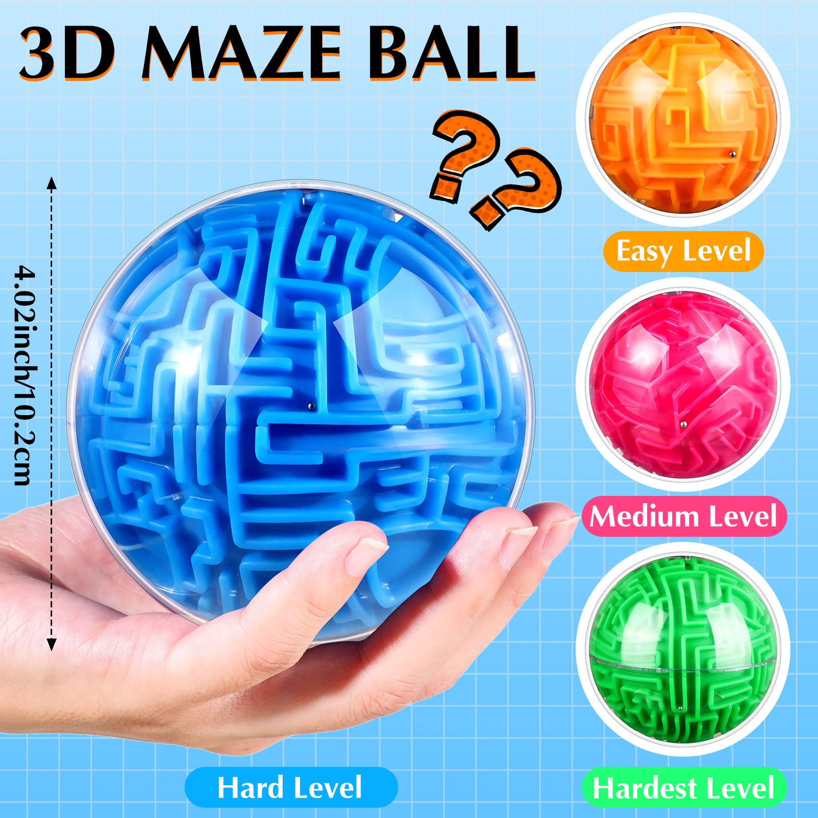 Foto 4 pulgar | Juego de Rompecabezas Sratte 8 Piezas Laberinto 3D con 4 Tarjeteros - Venta Internacional