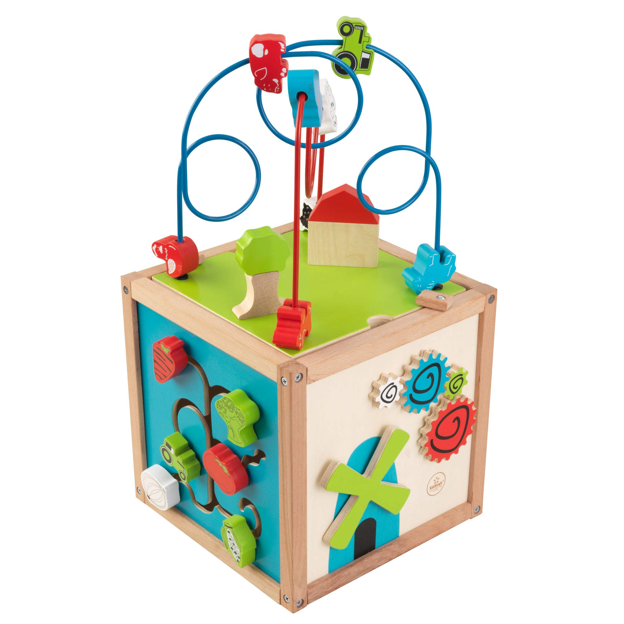 Foto 2 pulgar | Bead Maze Cube Kidkraft De Madera, 5 Caras, Para Niños Pequeños De 12 A 24 Meses - Venta Internacional.