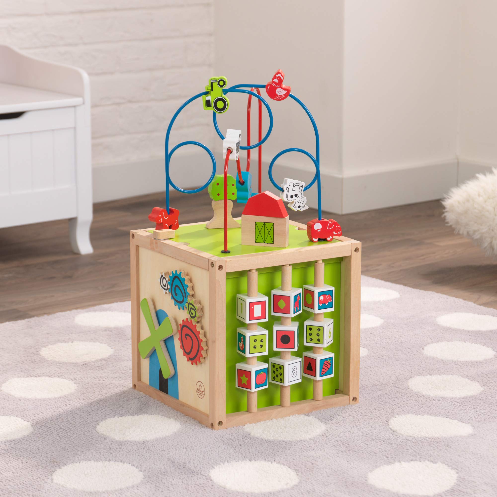 Foto 4 pulgar | Bead Maze Cube Kidkraft De Madera, 5 Caras, Para Niños Pequeños De 12 A 24 Meses - Venta Internacional.