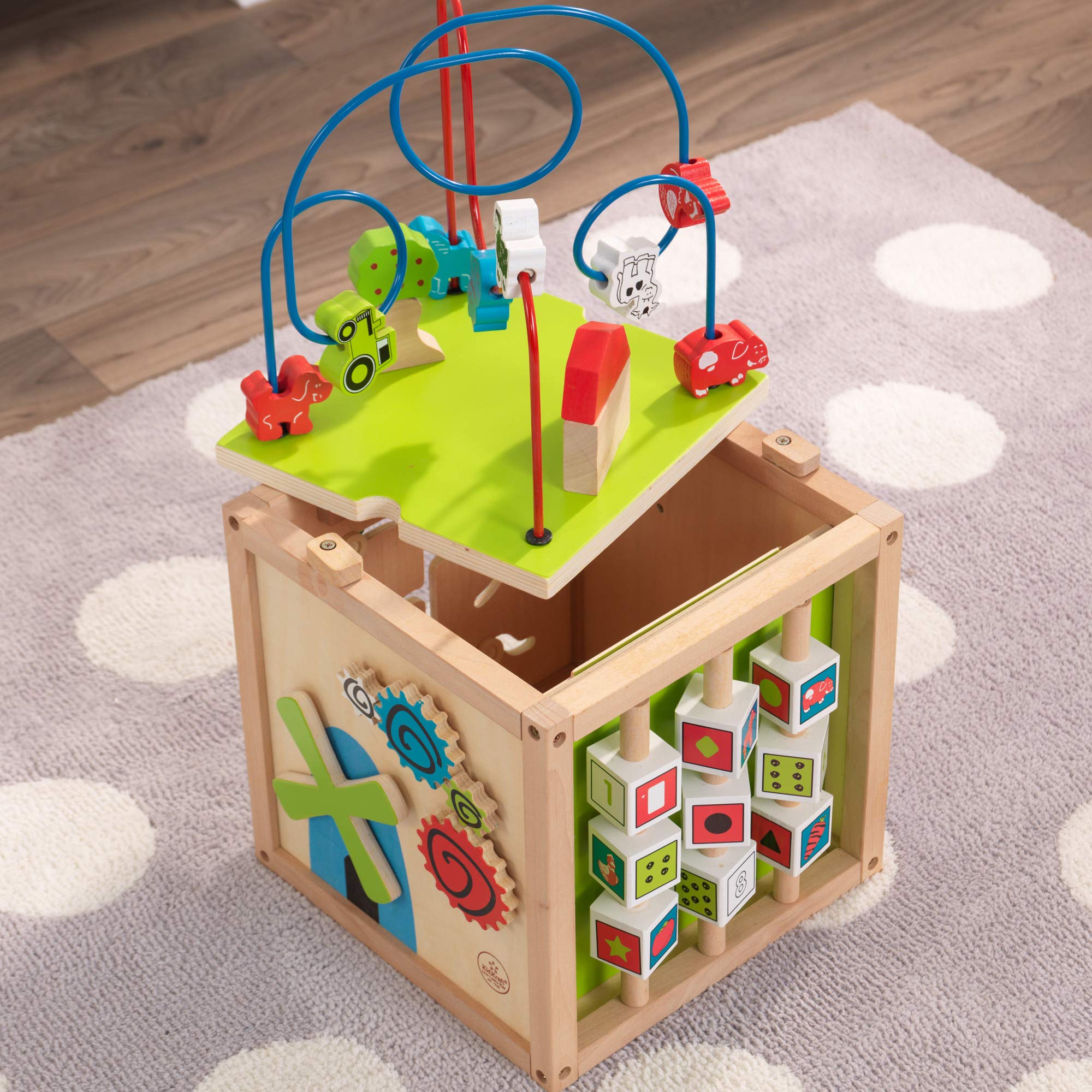 Foto 5 pulgar | Bead Maze Cube Kidkraft De Madera, 5 Caras, Para Niños Pequeños De 12 A 24 Meses - Venta Internacional.