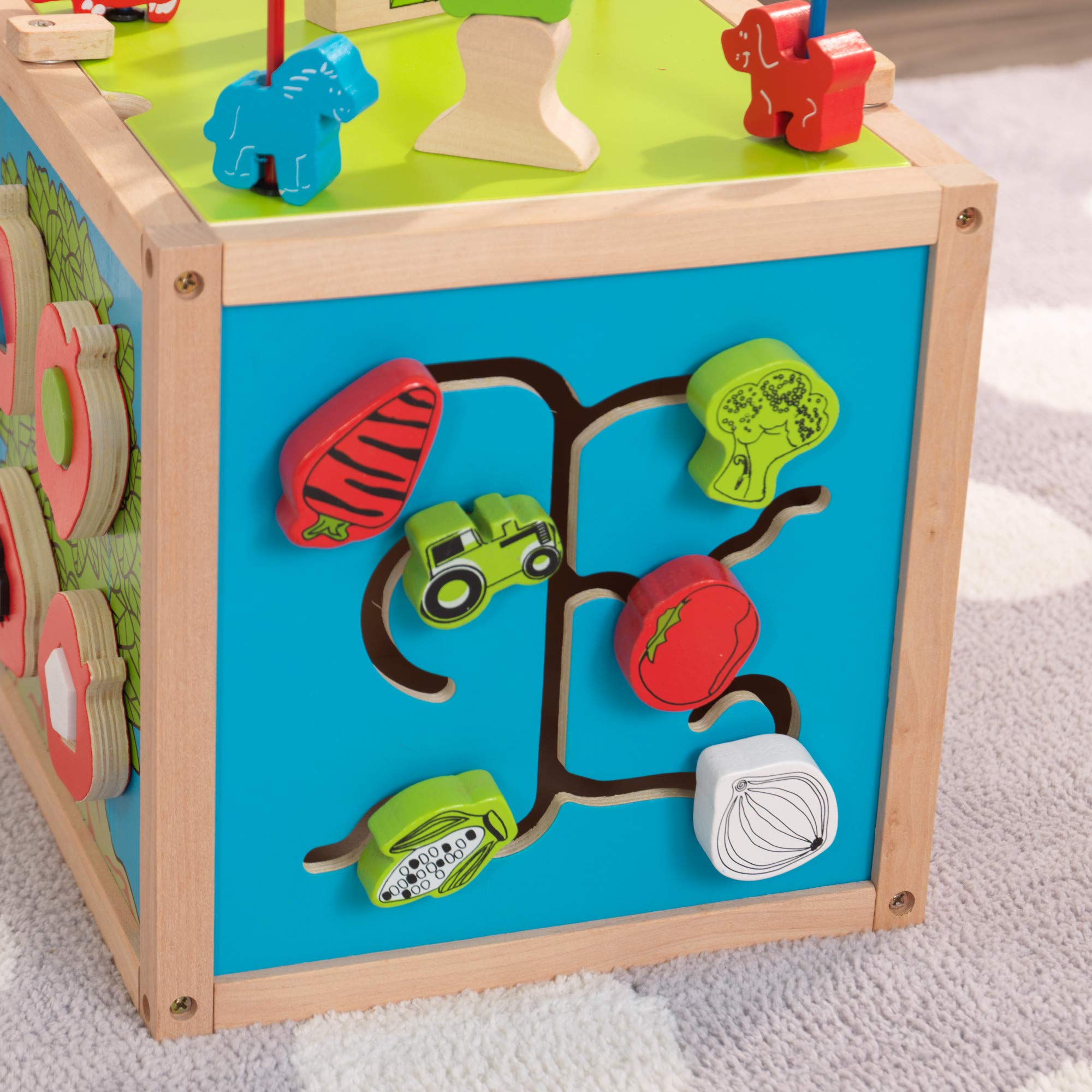 Foto 6 pulgar | Bead Maze Cube Kidkraft De Madera, 5 Caras, Para Niños Pequeños De 12 A 24 Meses - Venta Internacional.