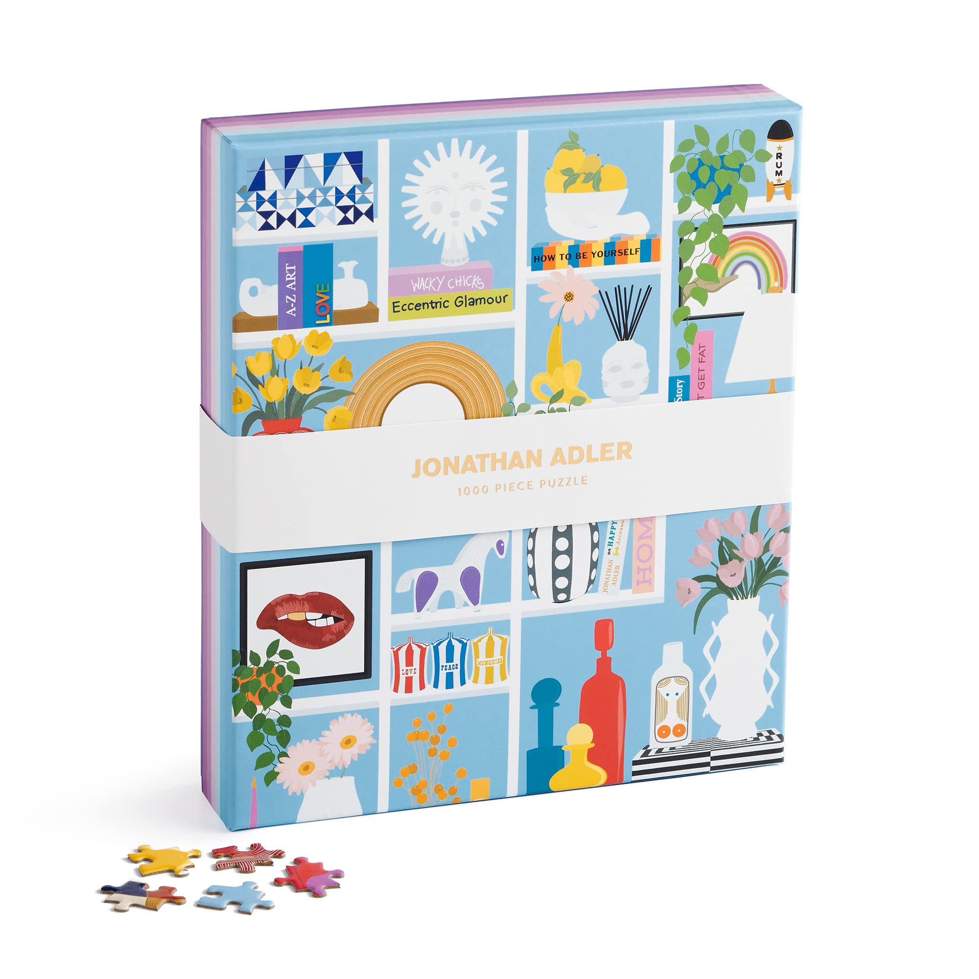 Puzzle Galison Jonathan Adler Shelfie 1000 Piezas - Venta Internacional