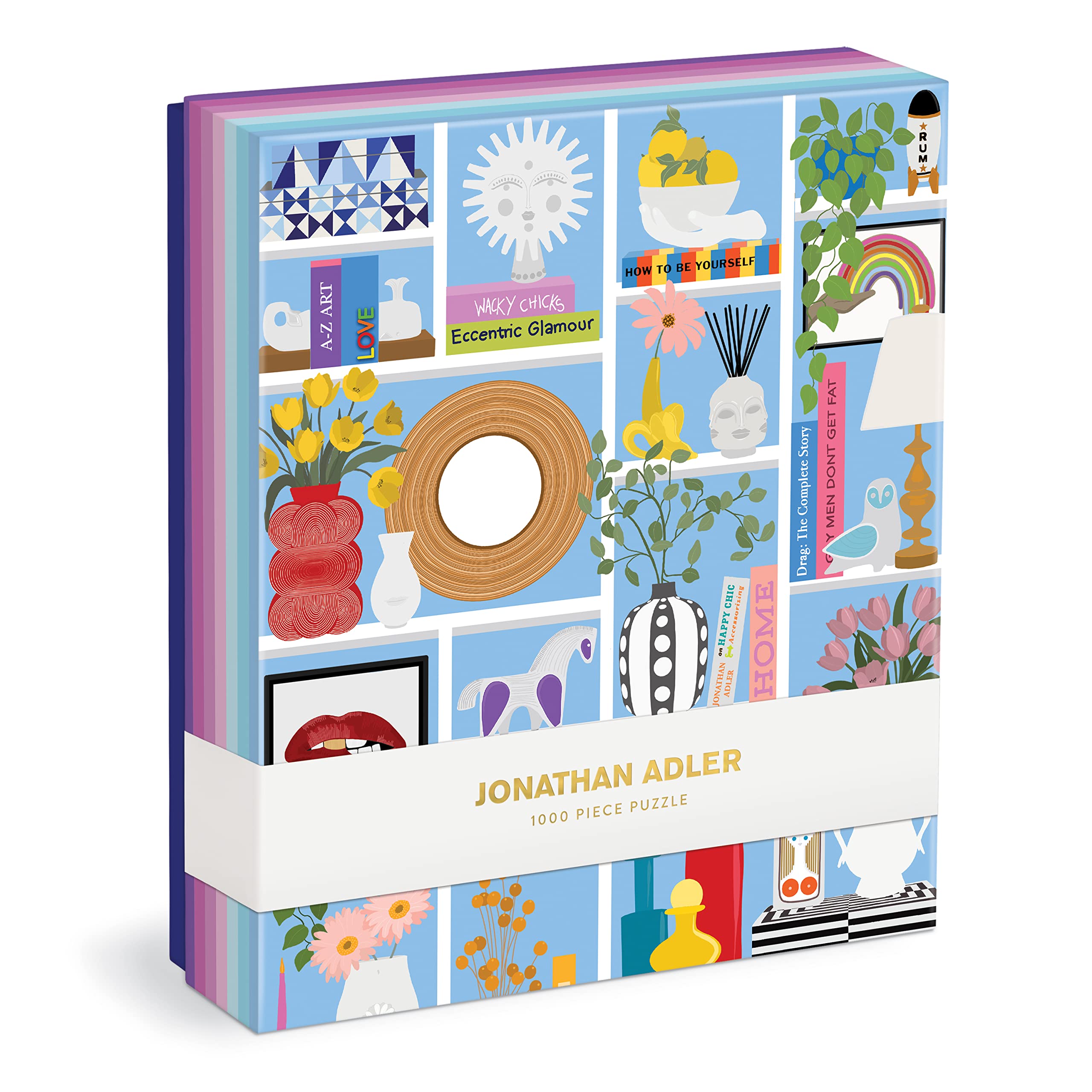Foto 3 pulgar | Puzzle Galison Jonathan Adler Shelfie 1000 Piezas - Venta Internacional