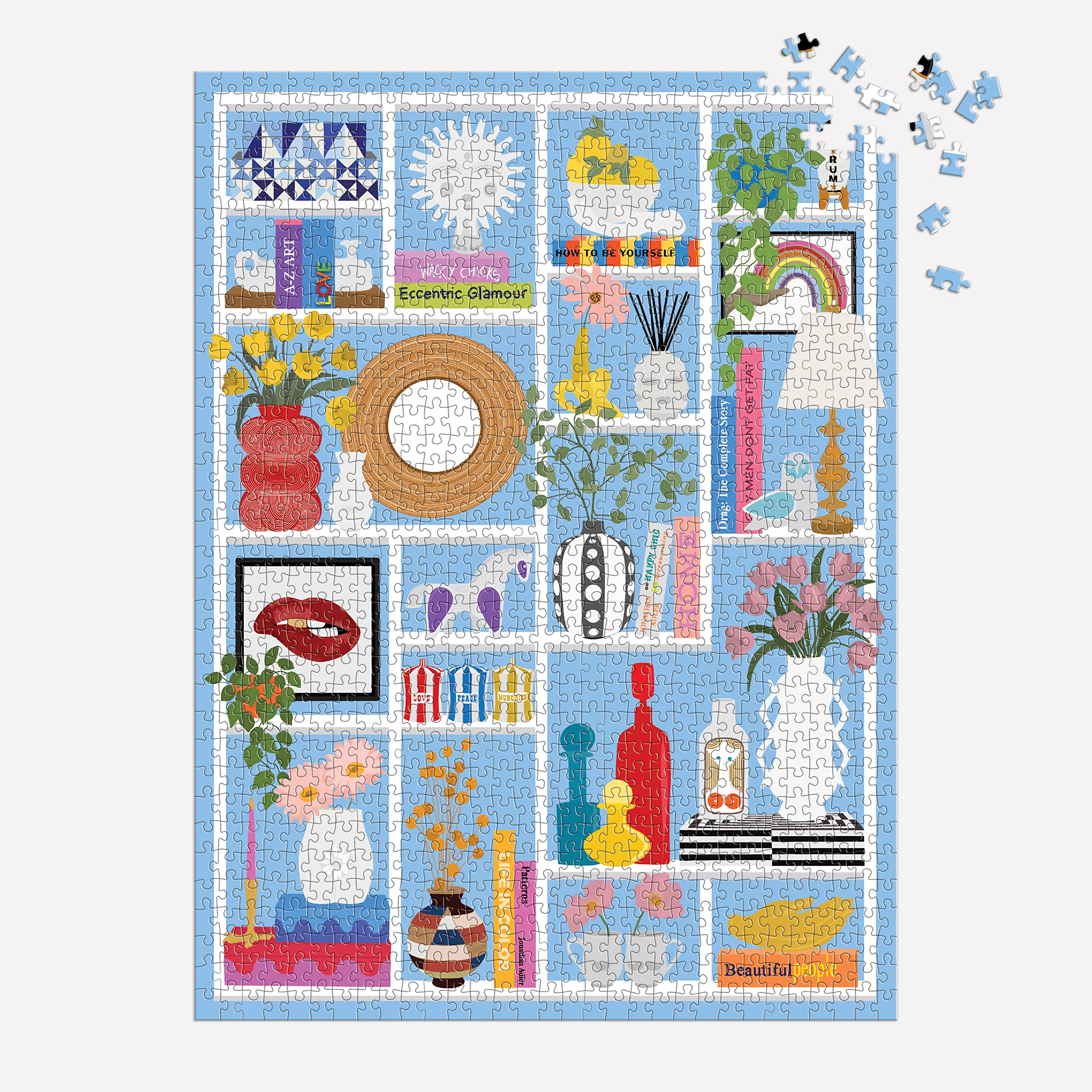 Foto 5 pulgar | Puzzle Galison Jonathan Adler Shelfie 1000 Piezas - Venta Internacional