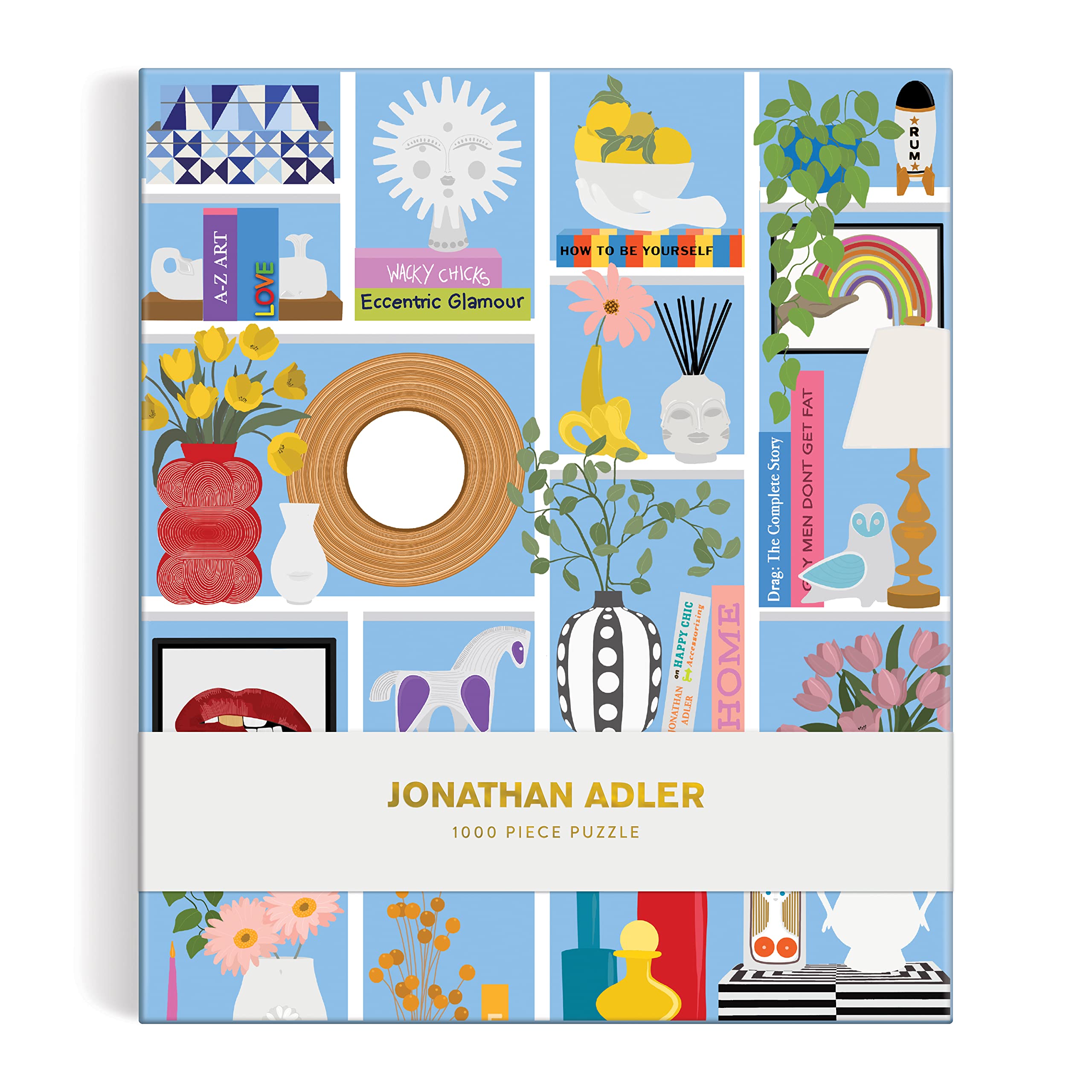 Foto 7 | Puzzle Galison Jonathan Adler Shelfie 1000 Piezas - Venta Internacional