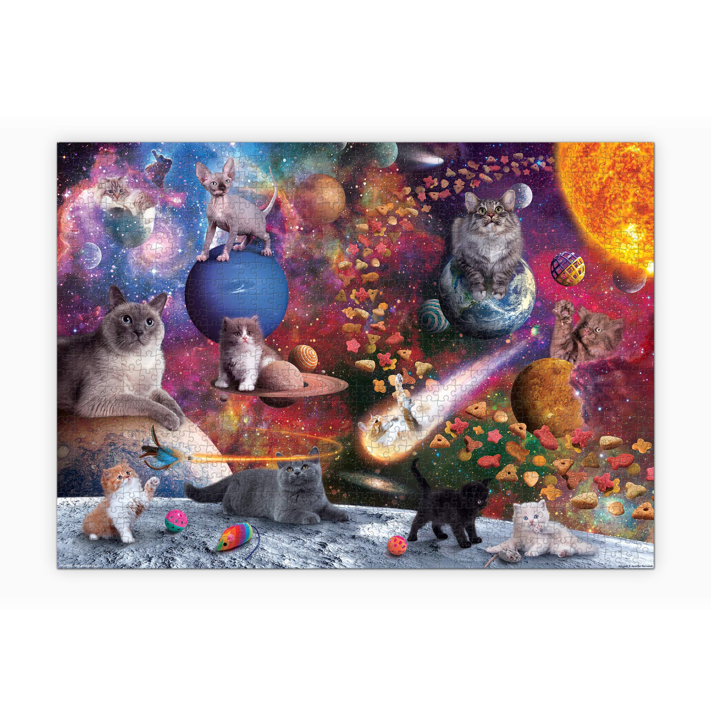 Puzzle Genuine Fred Galaxy Cats de Jennifer Norwood 1000 Unidades - Venta Internacional