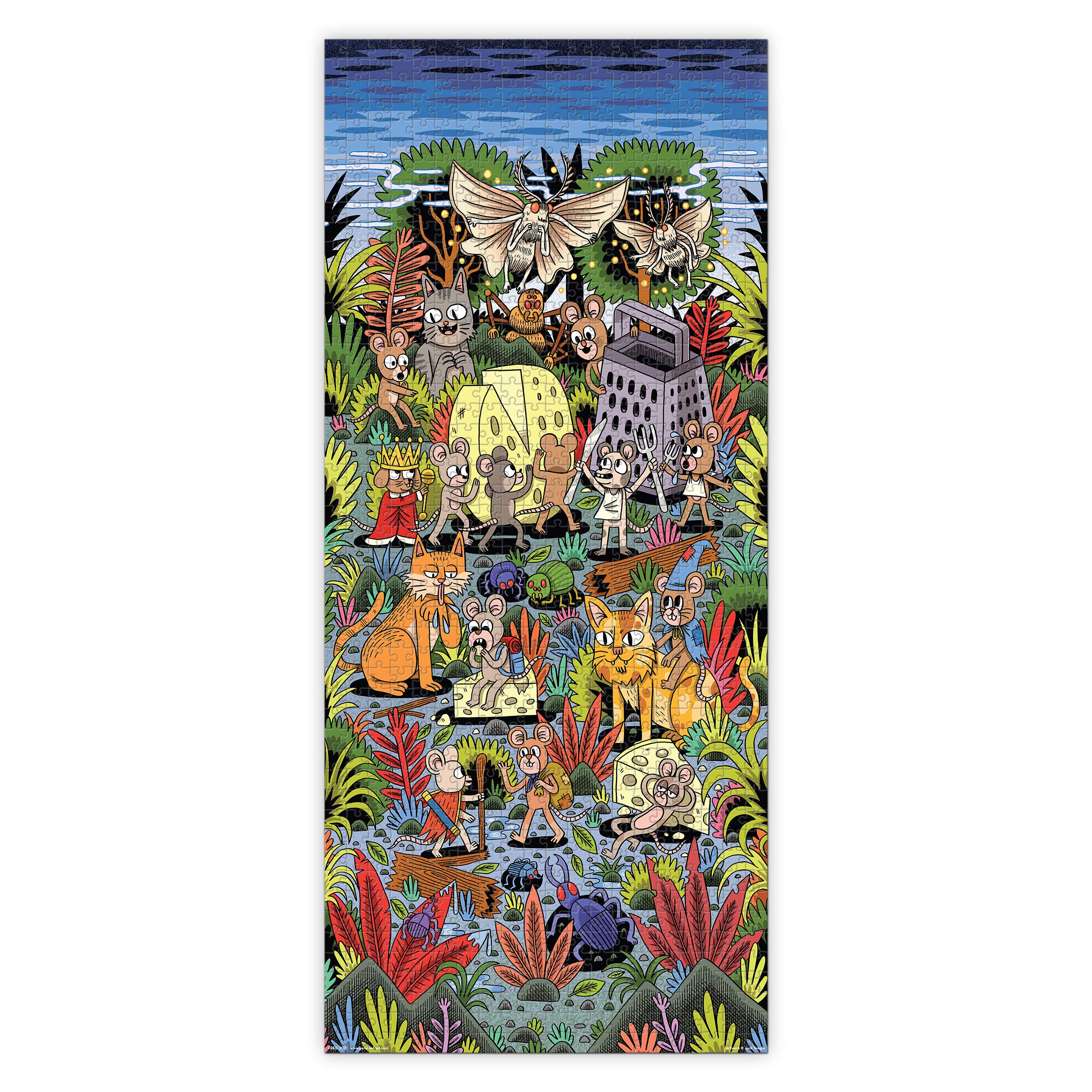 Foto 2 pulgar | Rompecabezas Fred Cheese World De Jack Teagle 1000 Piezas - Venta Internacional