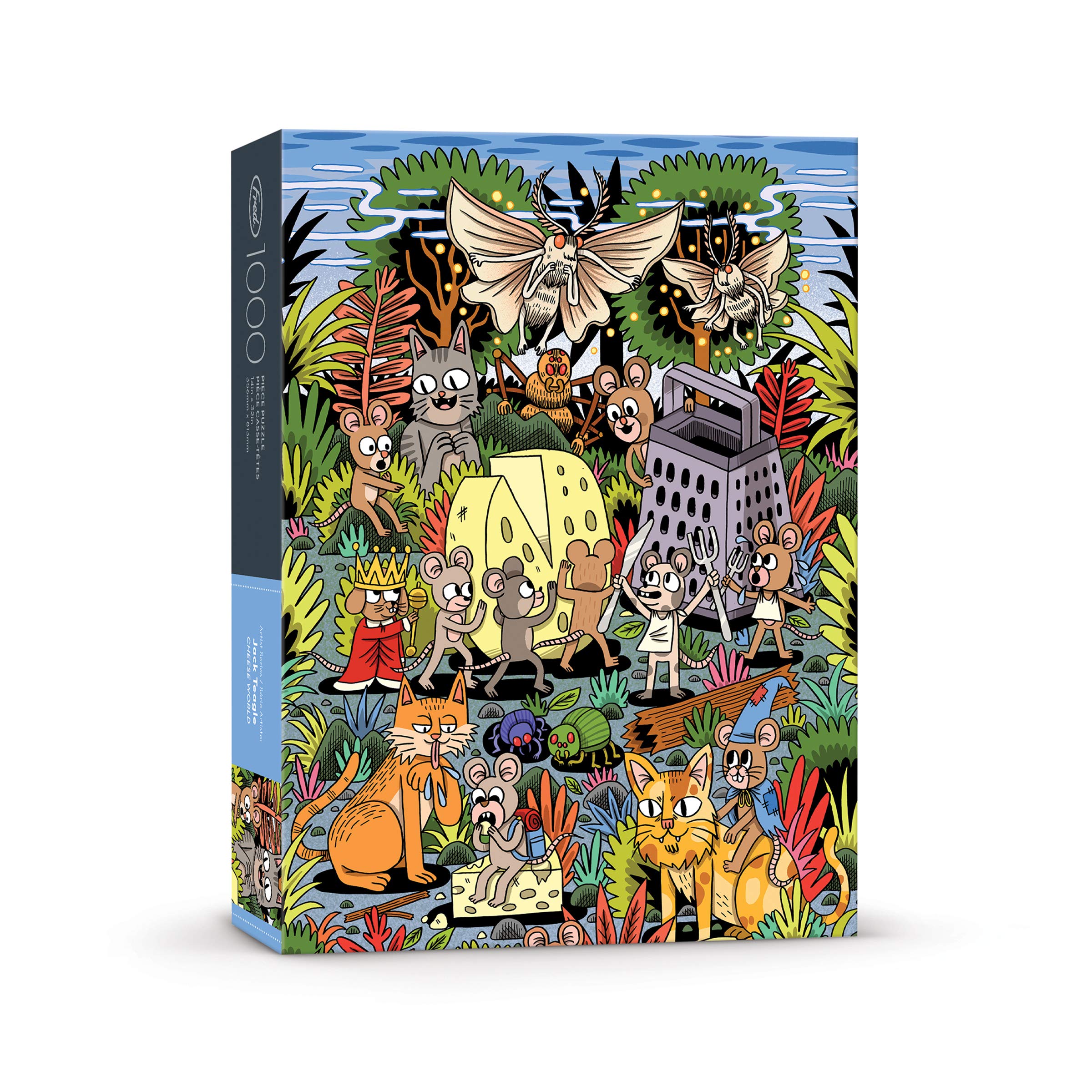 Foto 4 pulgar | Rompecabezas Fred Cheese World De Jack Teagle 1000 Piezas - Venta Internacional