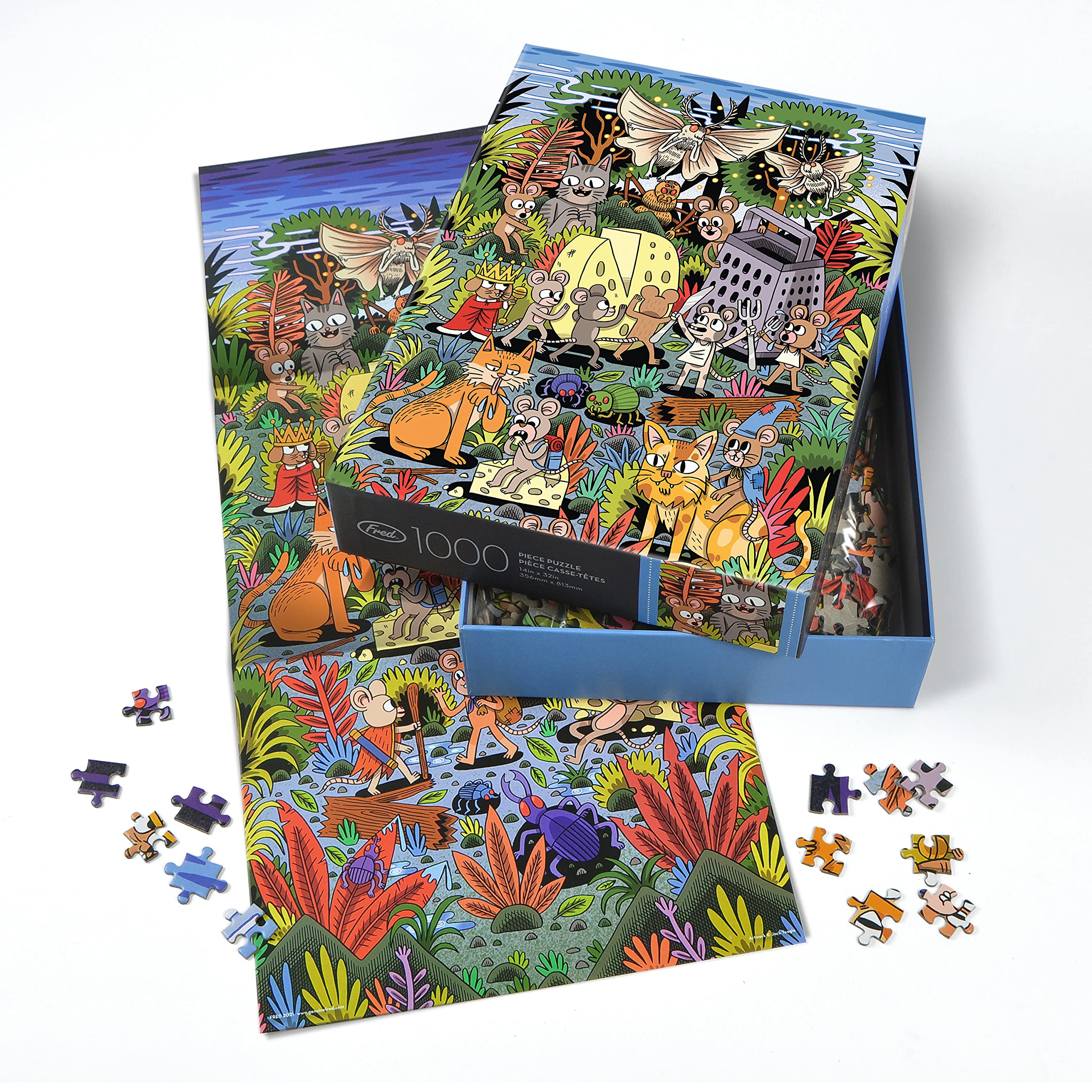 Foto 6 pulgar | Rompecabezas Fred Cheese World De Jack Teagle 1000 Piezas - Venta Internacional