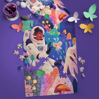 Foto 3 | Rompecabezas Original Fred Space Butterfly de Jarom Vogel 250 Piezas - Venta Internacional