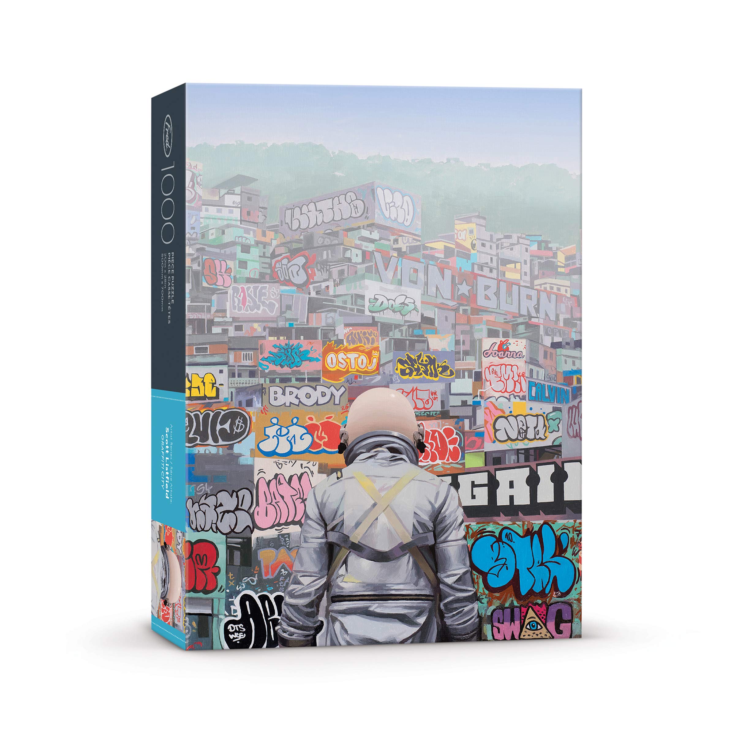Foto 4 pulgar | Rompecabezas Original Fred Graffiti City de Scott Listfield 1000 piezas