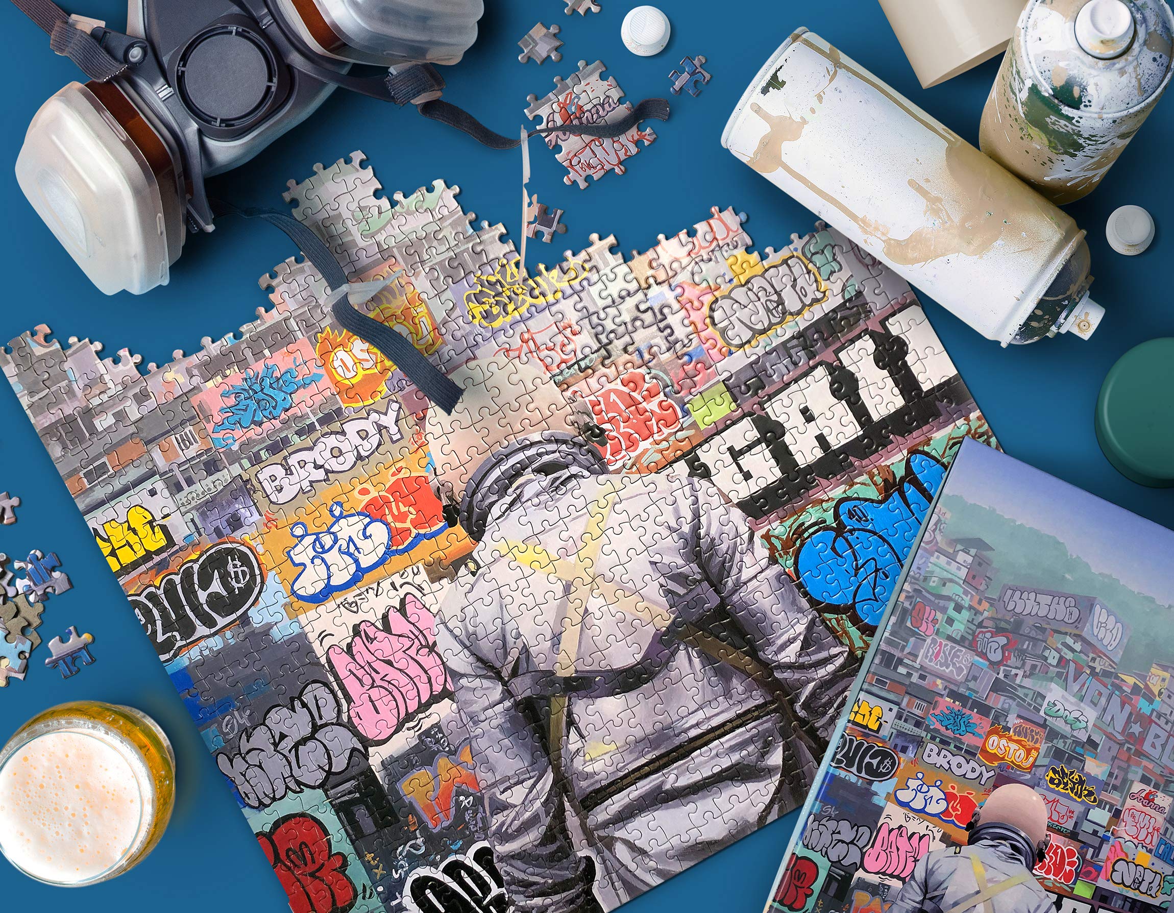 Foto 6 pulgar | Rompecabezas Original Fred Graffiti City de Scott Listfield 1000 piezas