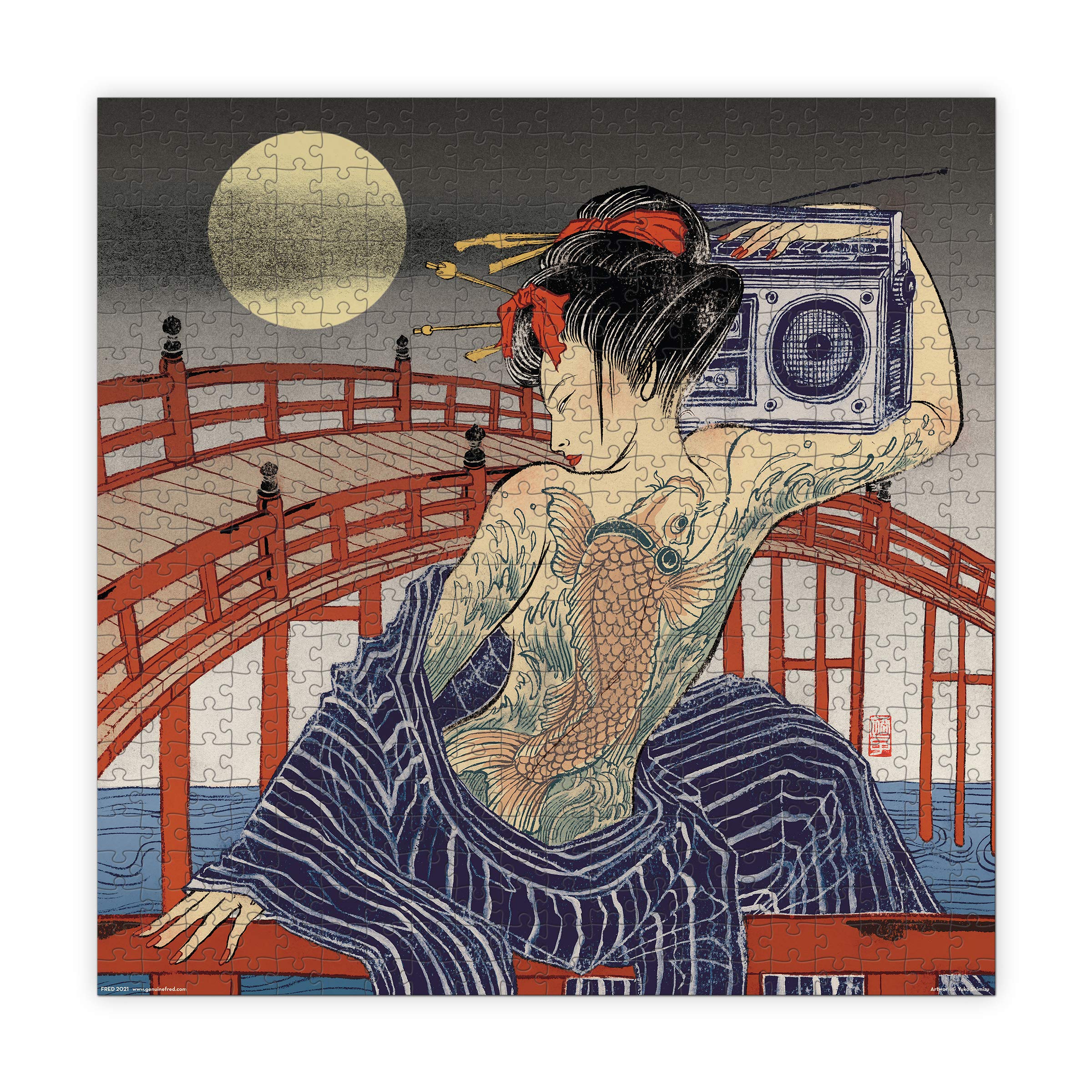 Foto 2 pulgar | Rompecabezas Puzle Original Fred Taiko-bashi De Yuko Shimizu 500 Piezas - Venta Internacional