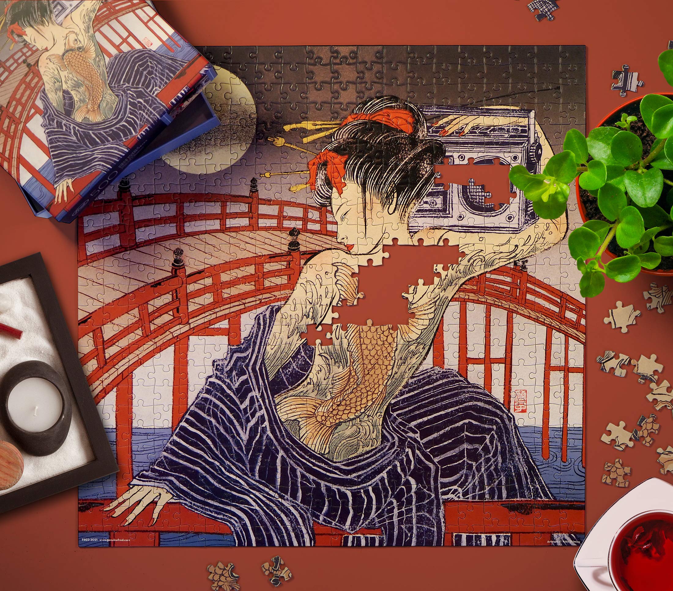 Foto 6 pulgar | Rompecabezas Puzle Original Fred Taiko-bashi De Yuko Shimizu 500 Piezas - Venta Internacional