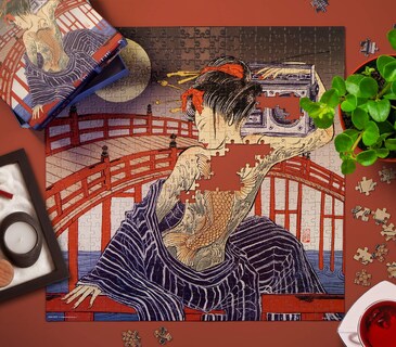 Foto 5 | Rompecabezas Puzle Original Fred Taiko-bashi De Yuko Shimizu 500 Piezas - Venta Internacional