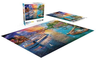 Foto 2 | Rompecabezas Buffalo Games Day To Night Canal 1000 Piezas - Venta Internacional