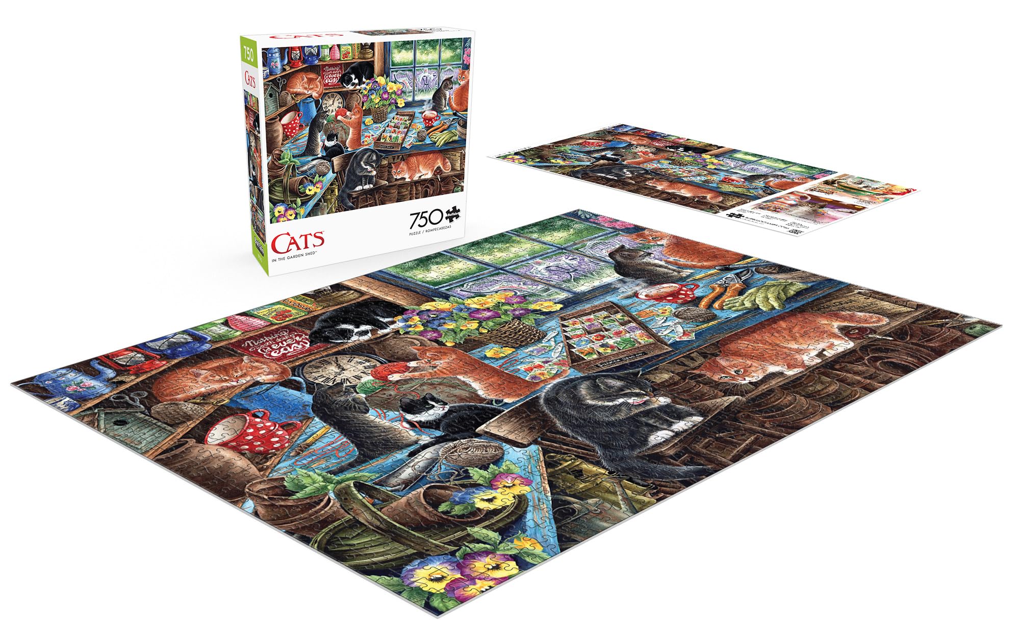 Foto 3 pulgar | Rompecabezas Buffalo Games In The Garden Shed 750 Piezas - Venta Internacional