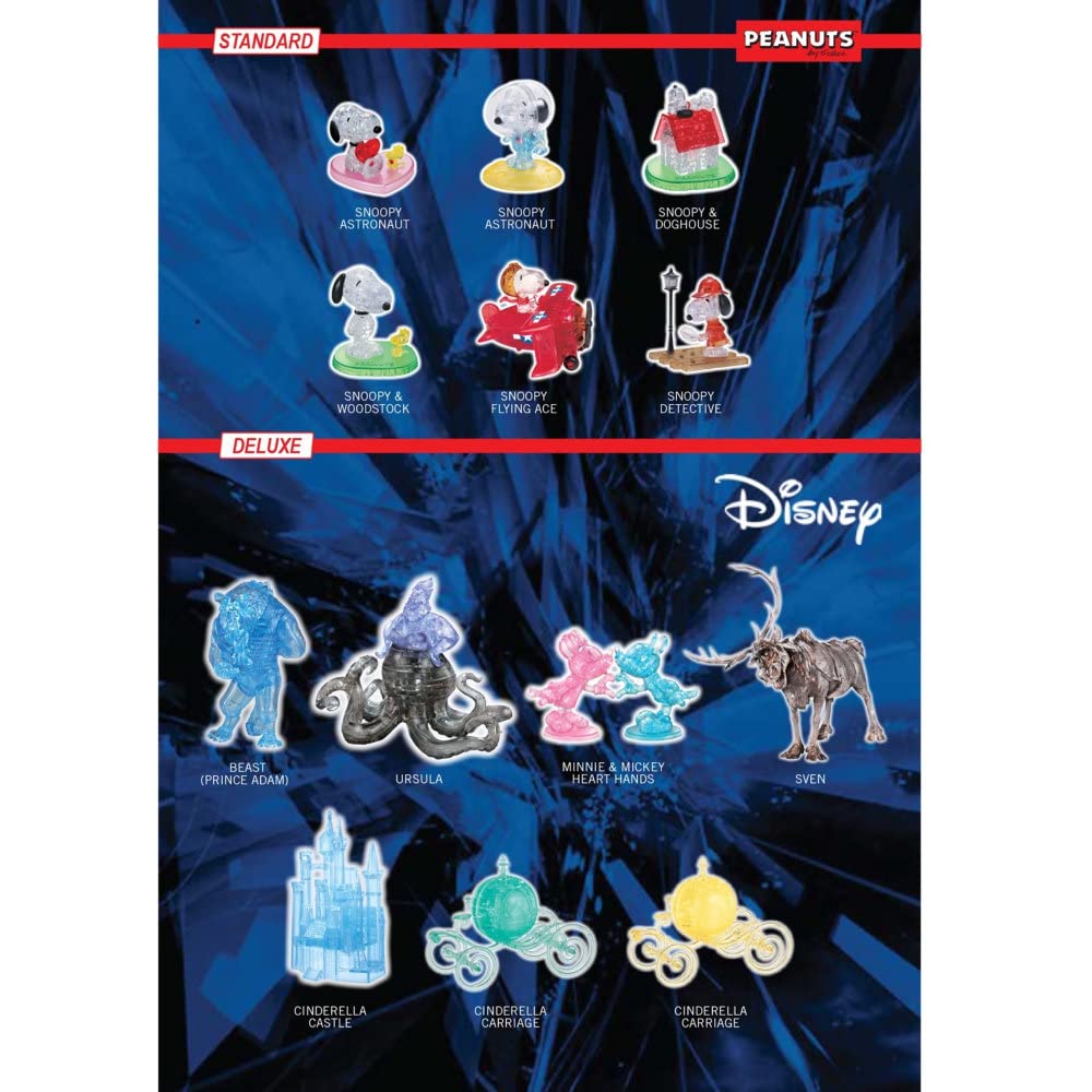 Foto 5 | Puzzle De Cristal 3d Snoopy Y Charlie Brown Bepuzzled - Venta Internacional.